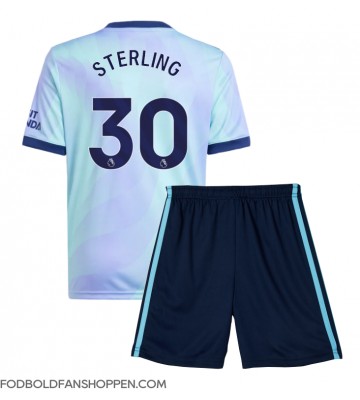 Arsenal Raheem Sterling #30 Tredjetrøje Børn 2024-25 Kortærmet (+ Korte bukser)